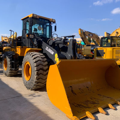 5 Ton Xcmg ZL50GN bekas Front Loader Mesin berat untuk mengangkut batu bata