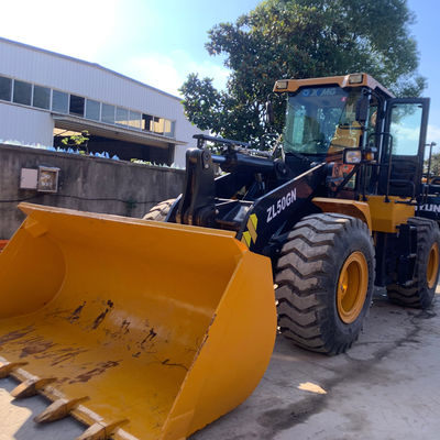 5 Ton Xcmg ZL50GN bekas Front Loader Mesin berat untuk mengangkut batu bata