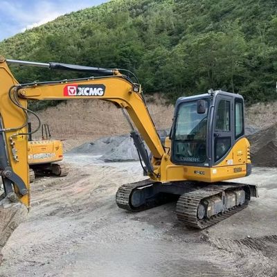Mesin Diesel Digger Mini Digger XCMG XE60DA Hydraulic Crawler Excavator