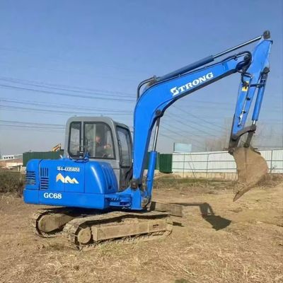 35.5kw Crawler digunakan Mesin konstruksi bekas Excavator TRONG GC68