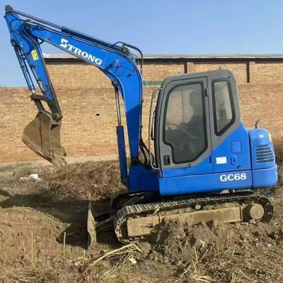 35.5kw Crawler digunakan Mesin konstruksi bekas Excavator TRONG GC68