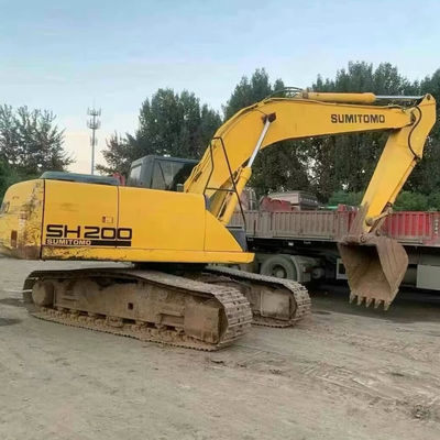 SUMITOMO SH200 Digunakan Crawler Excavator 103kW Peralatan Penggalian Konsumsi rendah