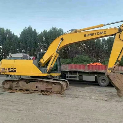 SUMITOMO SH200 Digunakan Crawler Excavator 103kW Peralatan Penggalian Konsumsi rendah
