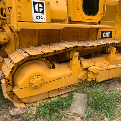 Mesin Diesel Digunakan Caterpillar Bulldozer CAT D7G Dozer 150kW Desain Ergonomis