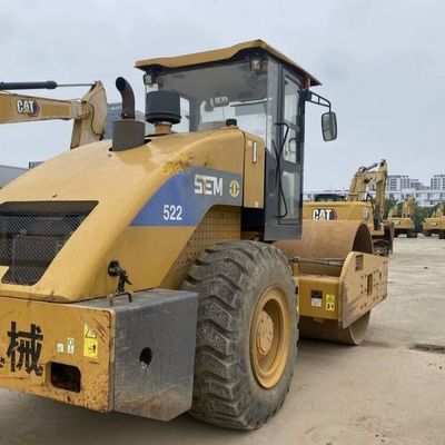 Single Drum Heavy Duty Digunakan SEM 522 Roller Second Hand Untuk Asphalt Compaction