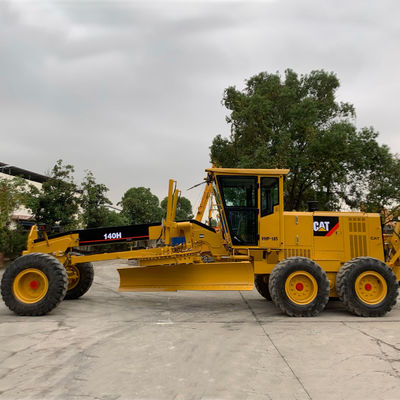 Konstruksi Digunakan Caterpillar Grader CAT 140H Motor Grader 250HP Kinerja Tinggi