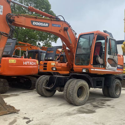 Doosan 150w-7 Mesin Excavator Tangan Kedua Dengan Jalur Tahan Pakai