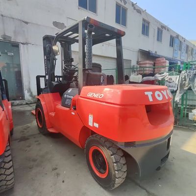 5 Ton Digunakan Forklift Toyota 50 2nd Hand Forklift Dengan Ketinggian Angkat 3,5m